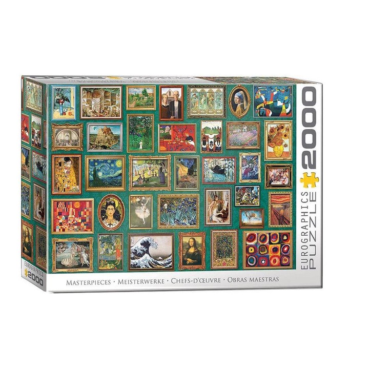 Пъзел EuroGraphics от 2000 части - Masterpieces (8220-6041)