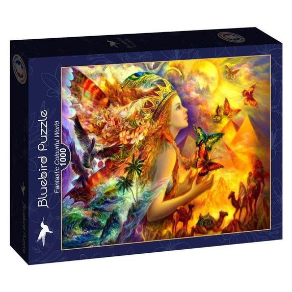 Puzzle Bluebird 1000 piese - Lume fantastica colorata (90904