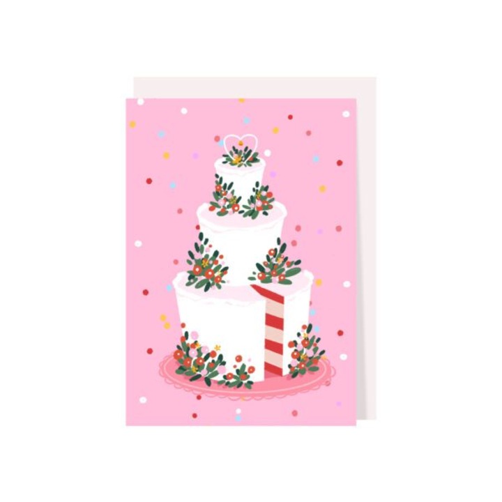 Felicitare de nunta - Tort