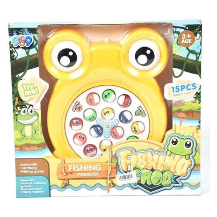 Електрическа играчка за риболов жаба 15 бр.
