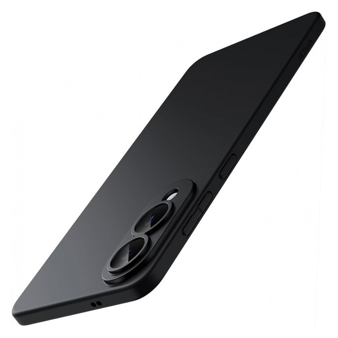 Husa Upzz® Ultra Slim New Compatibila Cu Samsung Galaxy S25 Edge, Silicon Soft Slim, Protectie La Camera, Negru