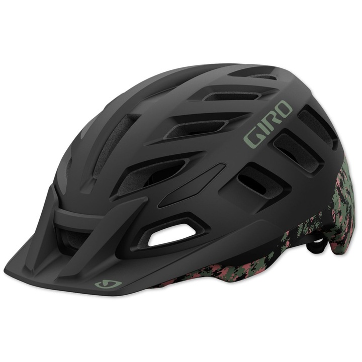 Giro Radix Mips unisex sisak, fekete, 55-59 cm, napellenzővel