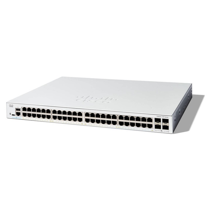 Switch Cisco Catalyst 1300 48-PORT GE 4X10G/SFP+ Alb