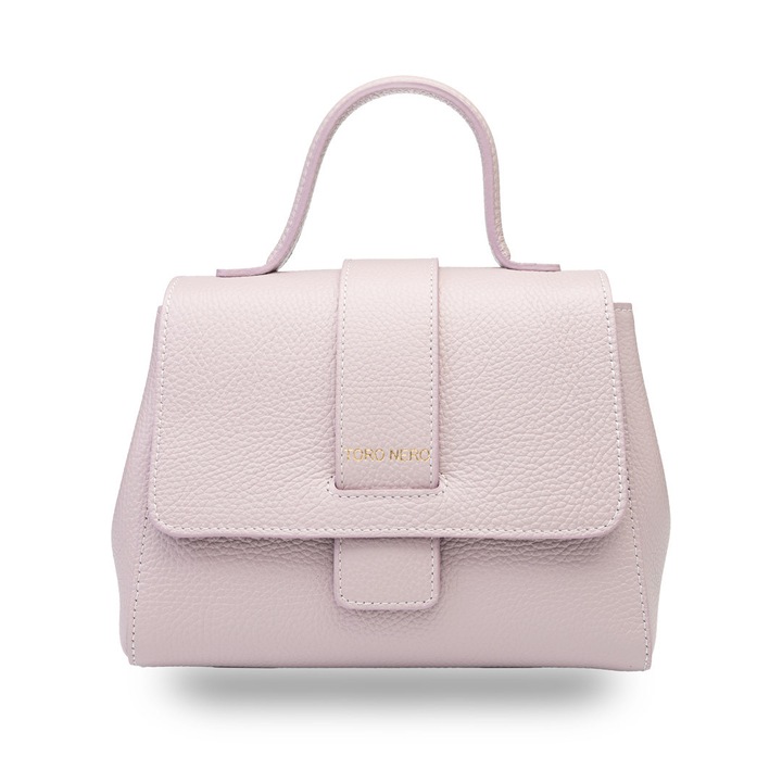 Geanta dama din piele naturala lila Ranya