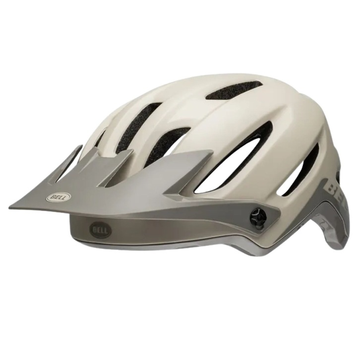 Casca MTB Bell 4FORTY, M, bej, 55-59 cm, cu sistem MIPS, 15 ventilatii