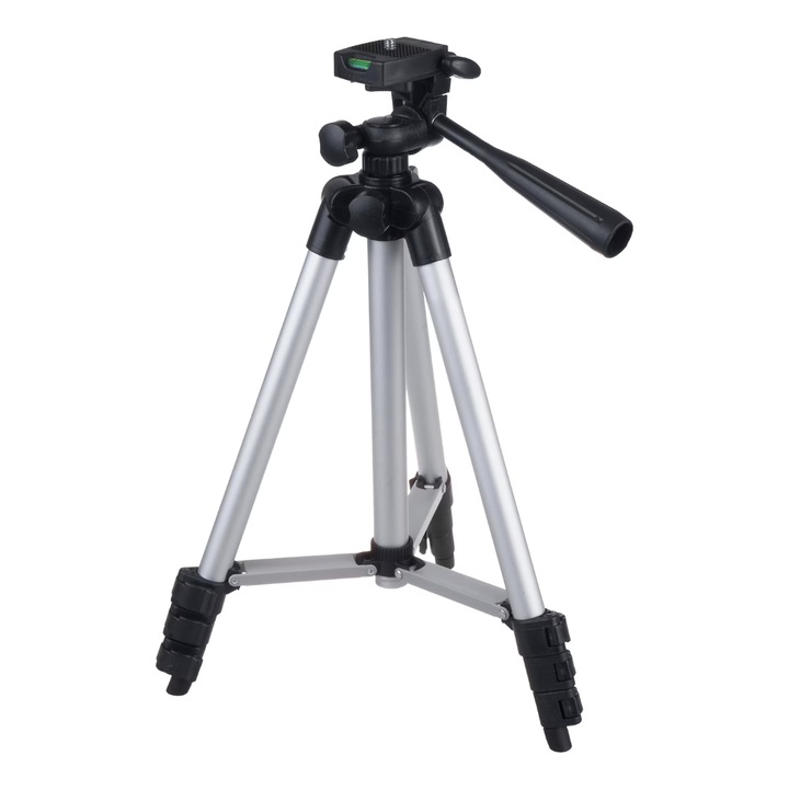 Stativ universal JRH MC-3110, 1/4", cu autodeclansator, negru-argintiu