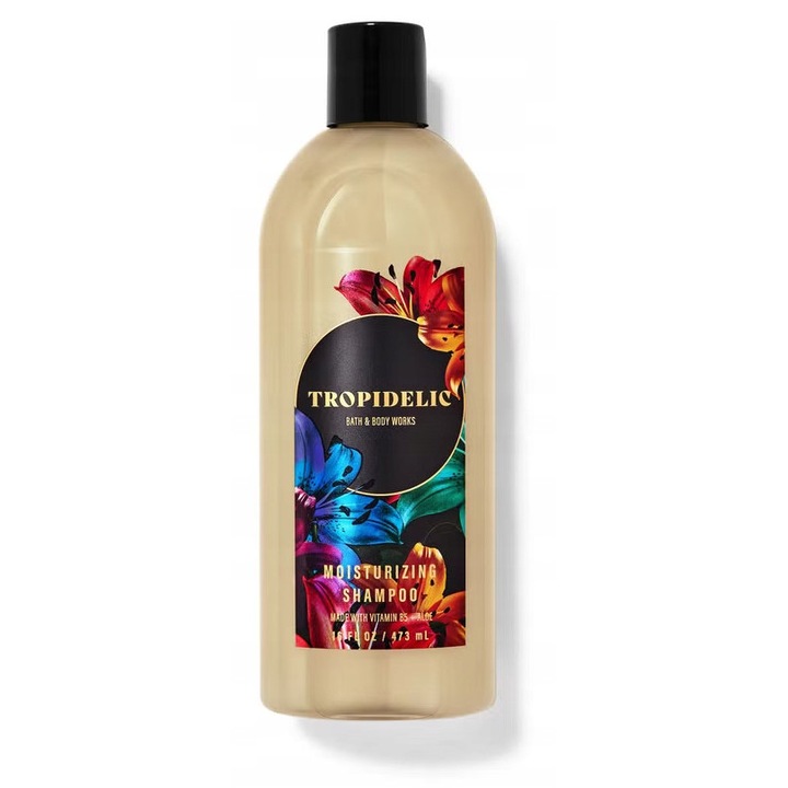 Sampon, Bath & Body Works, Tropidelic, Mare, 473 ml, Hidratant, Fara sulfati, Negru, 1 bucata, Material: uleiuri esentiale, Vitaminele E si B5, Aloe