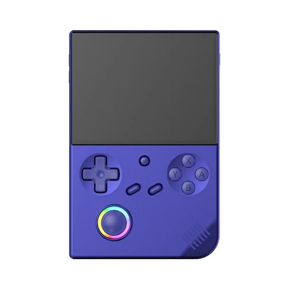 Consola portabila Anbernic RG40XX V, 64GB, Ecran 4 Inch IPS, 6000+ jocuri, Albastru Indigo