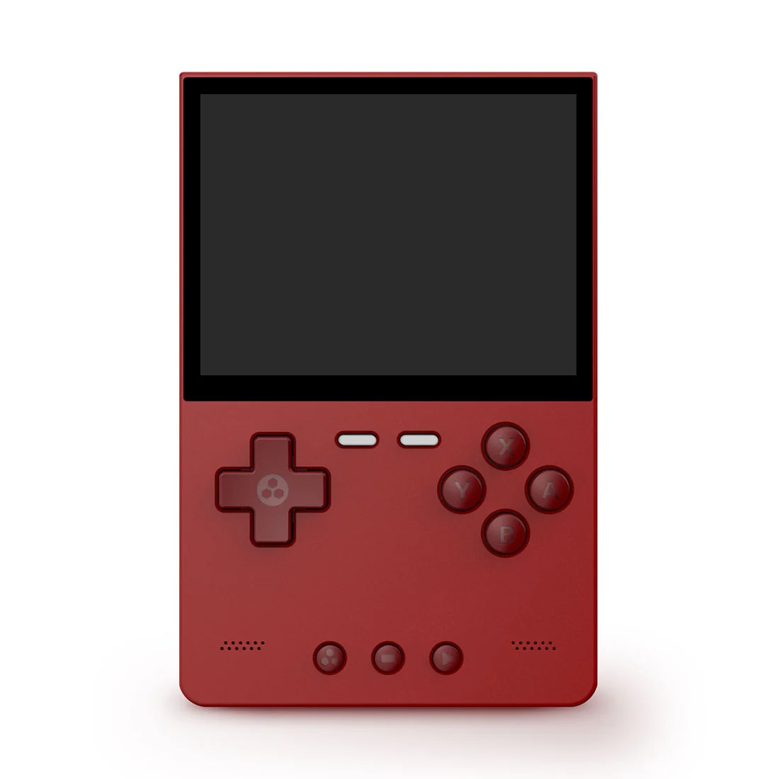 Consola retro TRIMUI Brick 64GB cu jocuri, quad core Cortex-A53 2.0GHz, 1GB RAM, IPS LCD 3.2" 1024x768 4:3, acumulator 3000 mAh, WiFi, Bluetooth, rosu, portabila