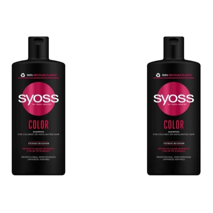 Pachet x 2 Sampon Syoss Color Protect pentru par vopsit, 440 ml