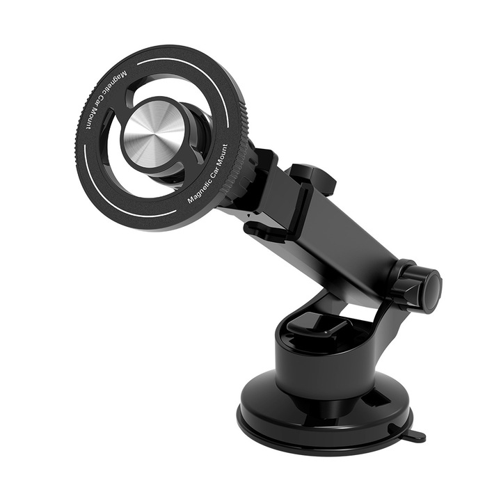 Автомобилна стойка Garrison за мобилен телефон с въртяща се на 360 градуса навигация, специални аксесоари за кола, тъмночерна, АВТО аксесоари