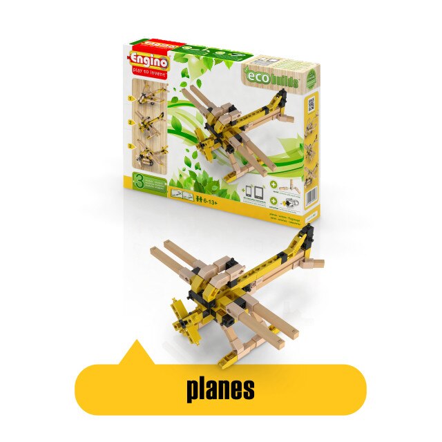 Joc creativ, ENGINO Constructii Eco - Avioane