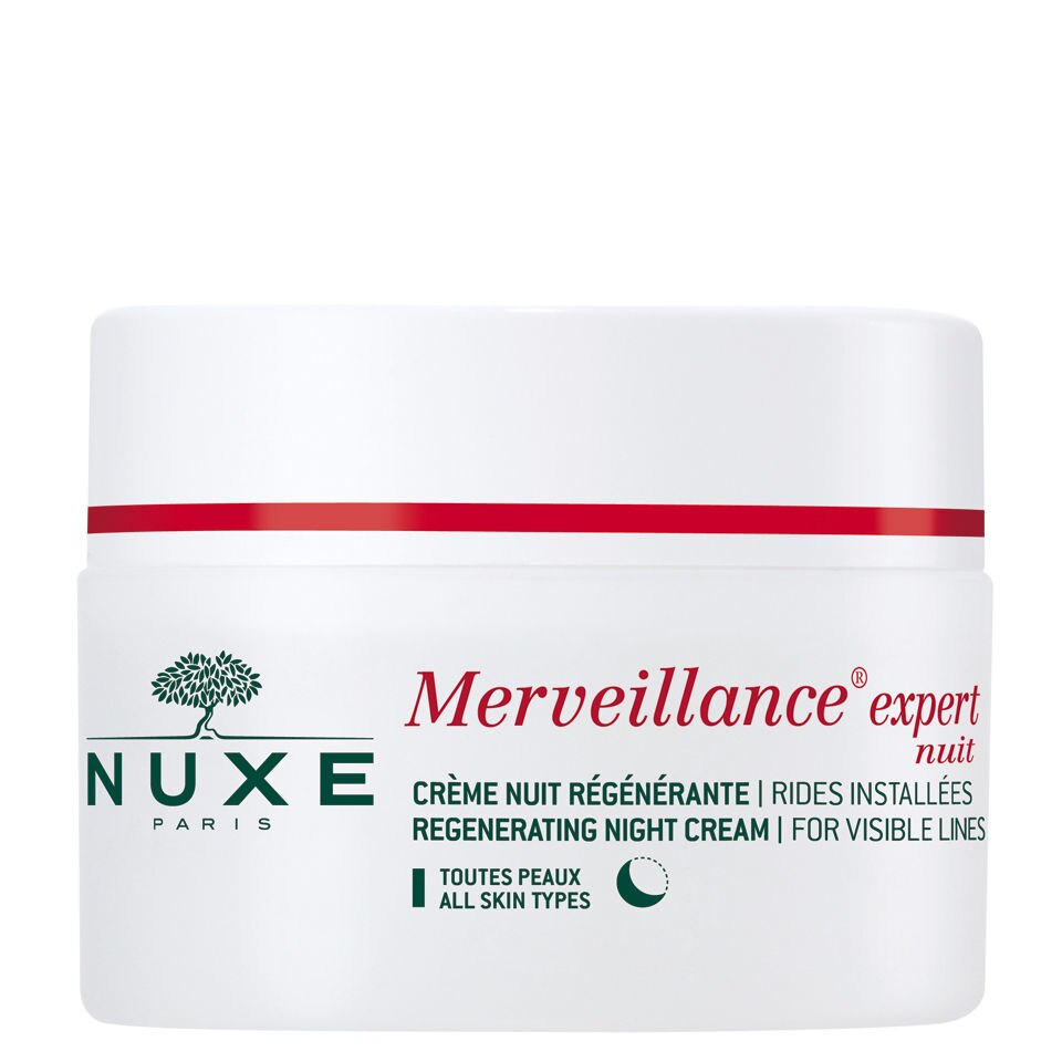 Crema de noapte Nuxe, Merveillance Visible Lines, 50ml