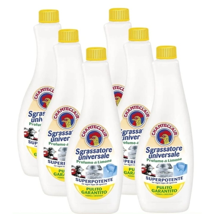 6 db-os utántöltő univerzális zsíroldó citrommal, 600 ml