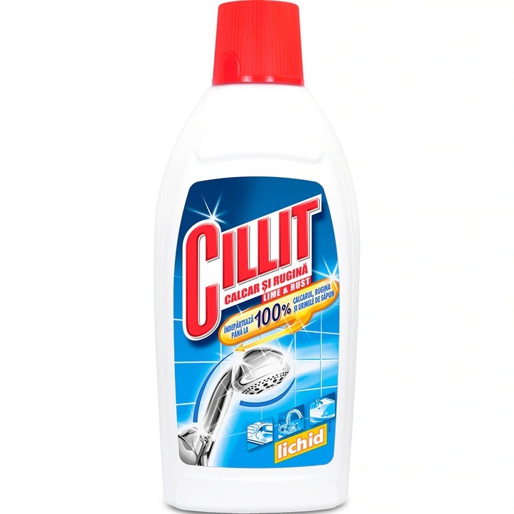 CILLIT detergent pentru suprafete, indeparteaza Calcar si Rugina, 450 ml