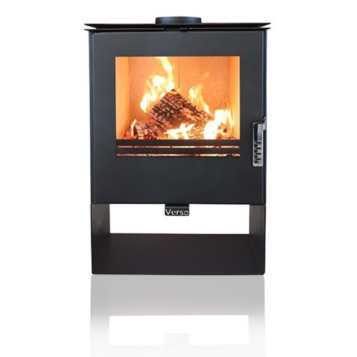 Камина Verso Kara, 7.5 kw, черна, енергиен клас А