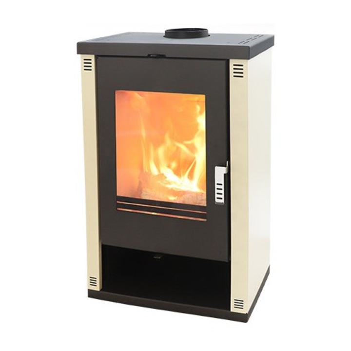 Камина Verso Theia, 9 kw, слонова кост, енергиен клас А+