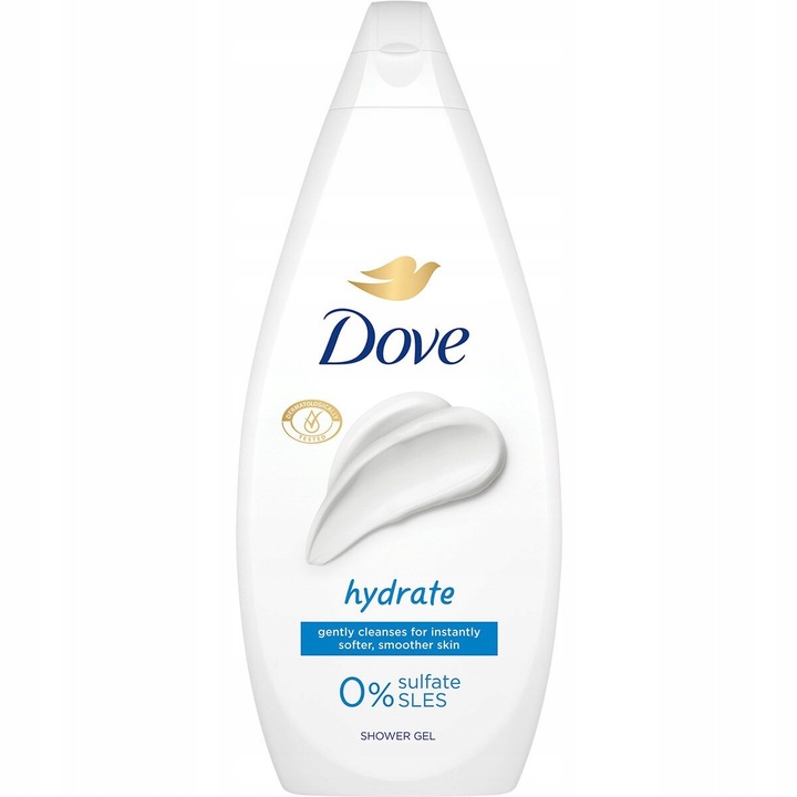 Gel de dus cremos hidratant Dove, 720 ml