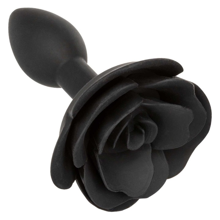 CalExotics Forbidden Small anális dugó, szilikon, fekete, ergonomikus, kis méretű