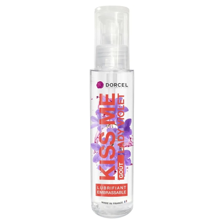 Dorcel Kiss Me Lady Violette síkosító, 100ml, óvszerrel és erotikus játékokkal kompatibilis