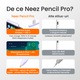 Stylus Pen, Neez Pencil Pro, pentru iPad Apple (2018–2026), Alternativa Apple Pencil, Pen iPad, Pix Digital cu Palm Rejection, Tilt, Magnetic, Fast Charge USB-C (10 min) + Wireless Charge, Autonomie 11 ore, Anti-Lag, Penite Anti-Zgarieturi, Bluetooth, Mov