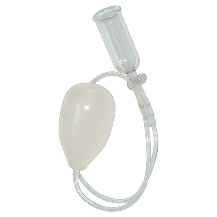 Kristályvibrátor, Multiszívó, 2 átlátszó csésze, 6x2cm, PVC, készlet