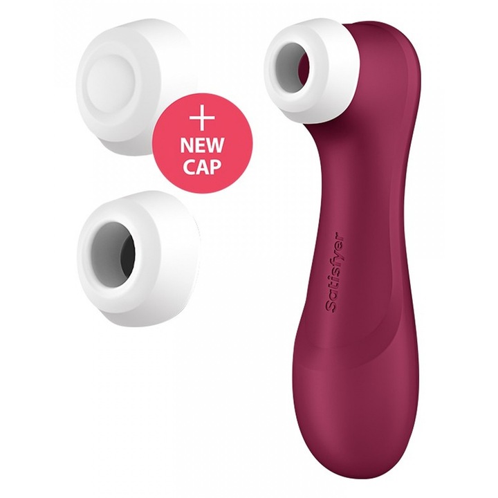 Satisfyer Pro 2 Vibrátor 3. generáció, folyékony levegős technológia, 12 vibrációs program, piros