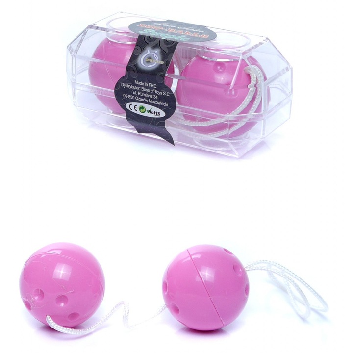 Вагинални топчета B - Series, Диаметър 3,2 см, Лилав, 21 см