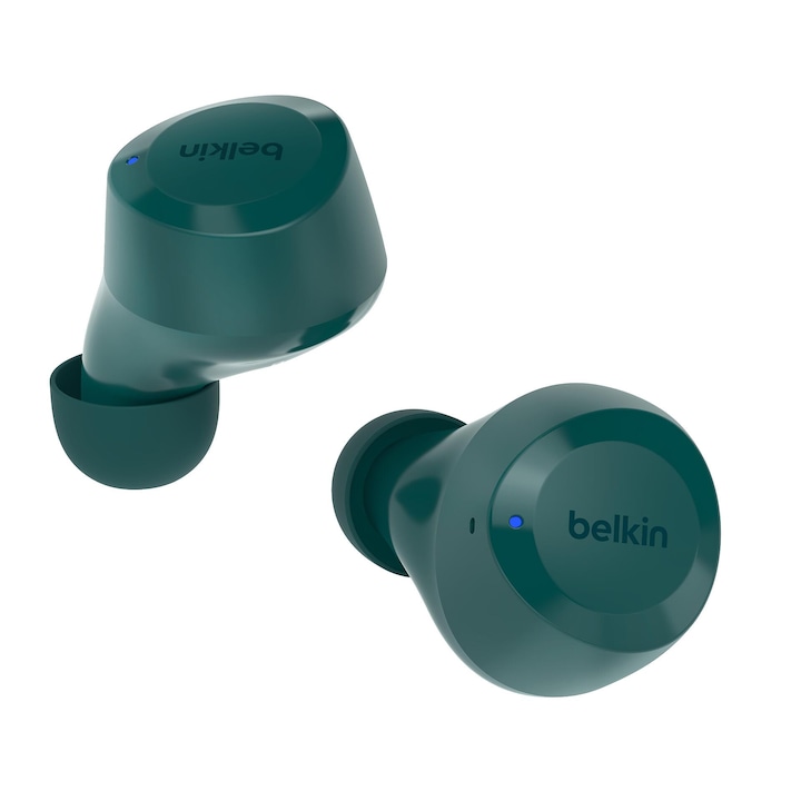 Безжични слушалки Belkin SOUNDFORM BoltTrue Wireless Earbuds, Зелен