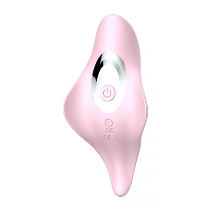 Вибратор B - Series, 2 в 1, 9 режима на вибрация, розов, малък размер