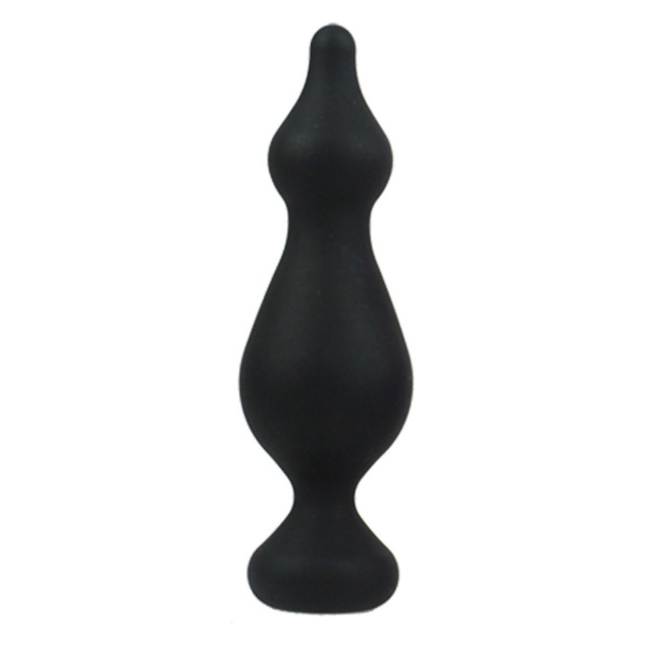 Анален плъгин ALIVE, медицински силикон, черен, голям размер