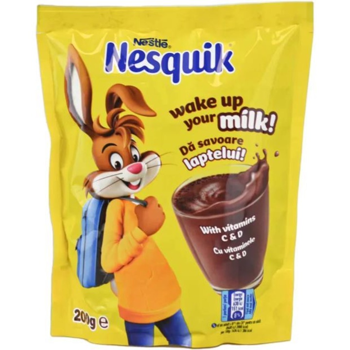 Разтворима какаова напитка, Nestle Nesquik, С добавени витамини 200g