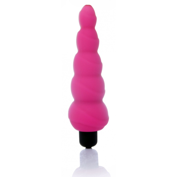 ALIVE vibrátor, orvosi szilikon, vízálló, rózsaszín, elemes szettel