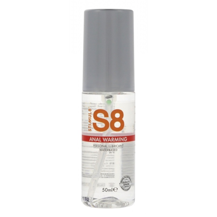 Anális síkosító, S8, 50ml, melegítő hatású, parabénmentes, szulfátmentes