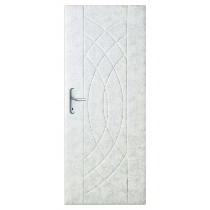 Tapiserie usa, model Elle, 95x205cm, gri deschis, set complet de montaj