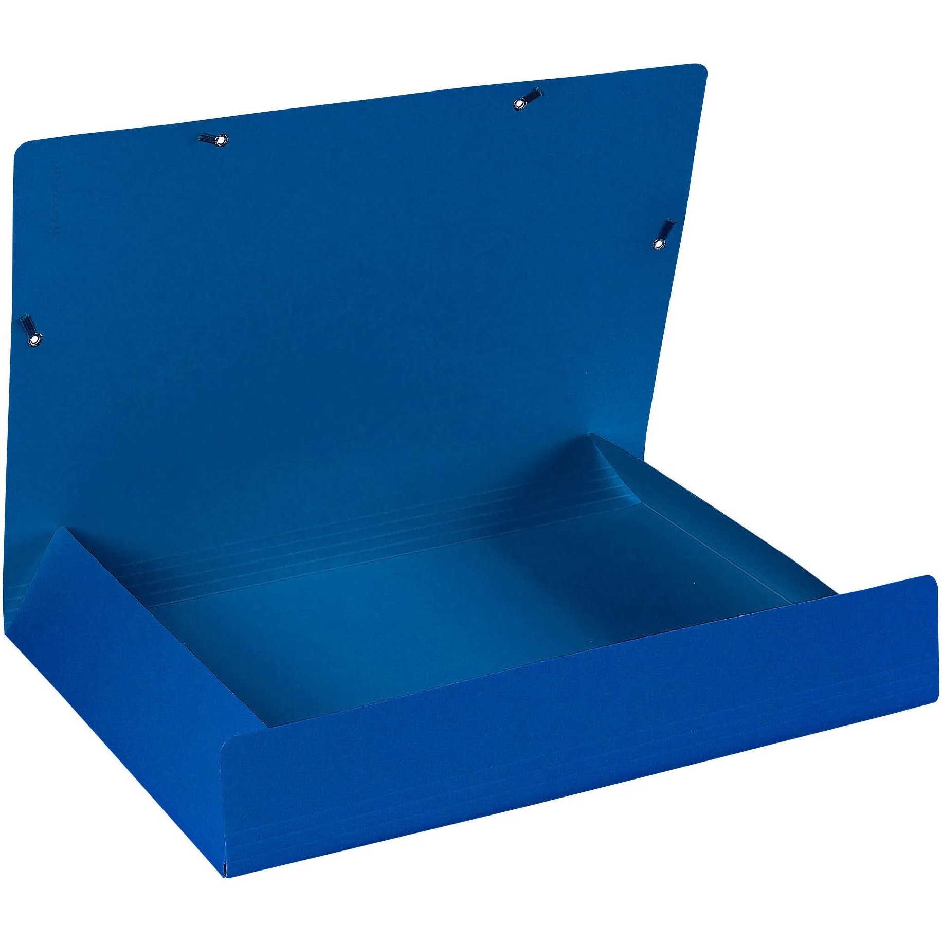 Dosar cu elastic Exacompta, carton Pressboard 600g, 3 clape, A2, Certificare FSC, 100 coli, Albastru