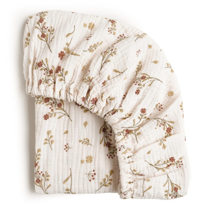 Памучни чаршафи с ластик по цялата обиколка, Axroad Mall, Чаршафи за детско креватче, Меки и приятни за кожата, Лесни за почистване, Преносими, Могат да се перат в пералня, Против акари, Антистатични, Удобни, 100% памук, 82 x 41см, Многоцветни