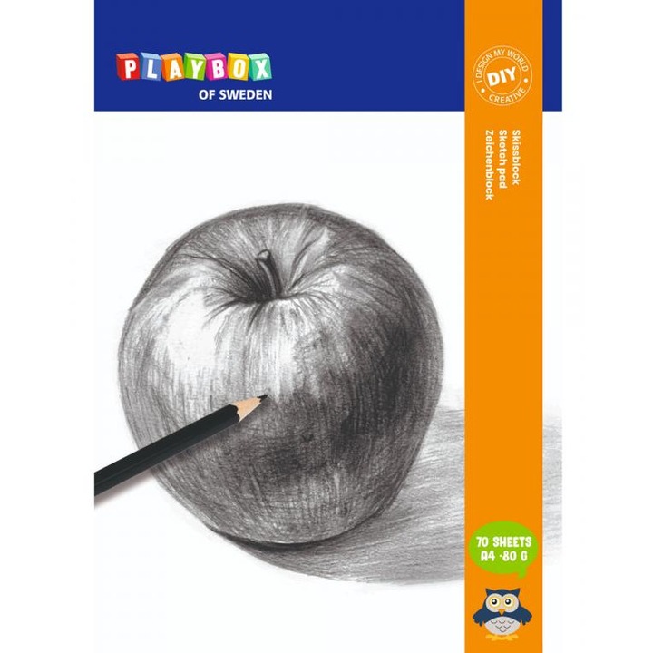 Playbox 1927297 PlayBox: Vázlatfüzet A/4-es 70 lapos