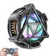 Cooler Telefon, BYONDSELF®, Lumini RGB, Design de Aspiratie Magnetica, Racire Rapida si Zgomot Redus, Universal, Negru