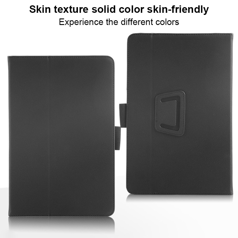 Husa tableta pentru TCL NxtPaper 11, piele, tip pliere cu suport, suport pentru mana si casuta pentru stilou, negru