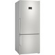 Combina frigorifica Bosch KGN76XIEP, 526 L, No Frost, Display TouchControl, Super Cooling, H 186 cm, Clasa E, Inox