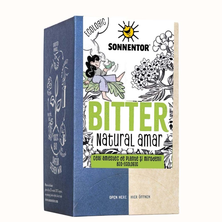 Ceai plic amestec bitter natural amar 18plic Sonnentor