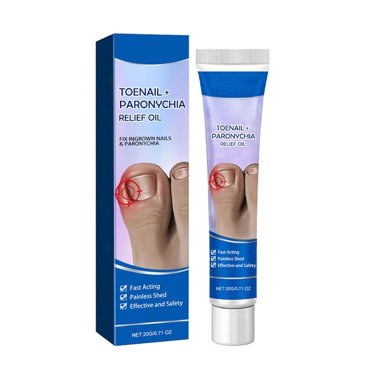 AjieQaQ Unguent Intensiv pentru Ingrijirea Unghiilor si Cuticulelor, Balsam hidratant, inmuiere si curatare delicata pentru maini si picioare Unguent pentru unghii, Hranitor & Hidratant, Formula cu Ulei de Arbor de Ceai si Vitamina E, Portabil, 20g