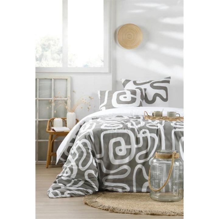 Pamut ágyneműgarnitúra, PINTO, 240 x 220 cm