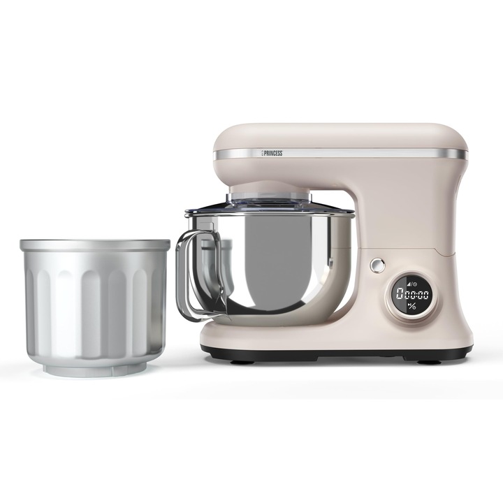 Robot de bucătărie Princess Nordic, inox, 5 litri, 8 viteze, 1200 W