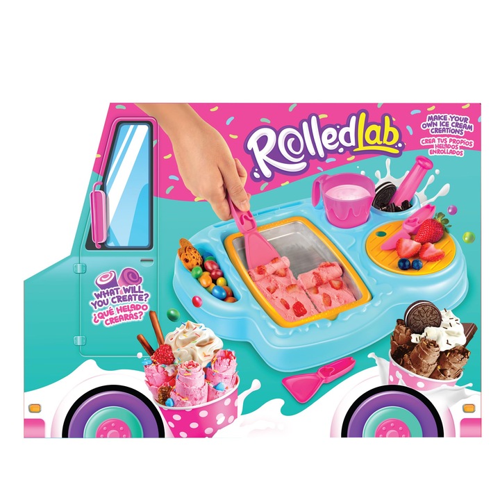 Aparat de înghețată Zap Chef, 1200W, inox, set, pentru copii