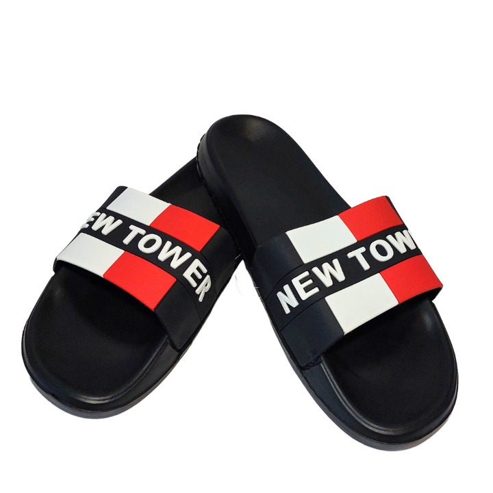 1un Papuci Spuma EVA, Moi si Confortabili, Negru