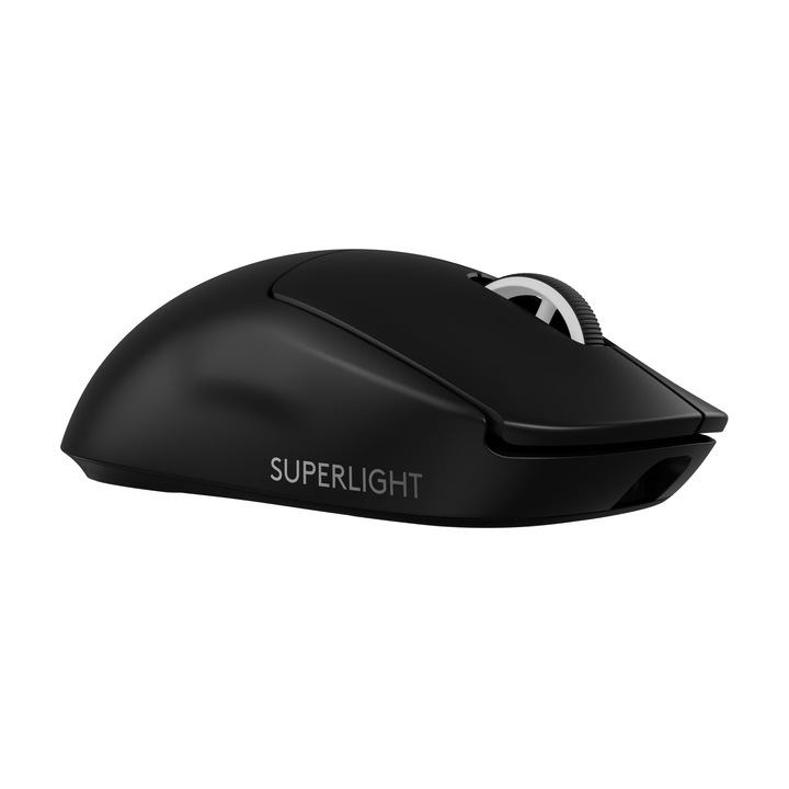 Logitech G Pro X Superlight 2 Lightspeed vezeték nélküli gamer egér, nyugat-európai csomagolás, könnyű, 60 G, 8K válaszidő, 44K Dpi, 5 programozható gomb, USB-C, PC és Mac - fekete