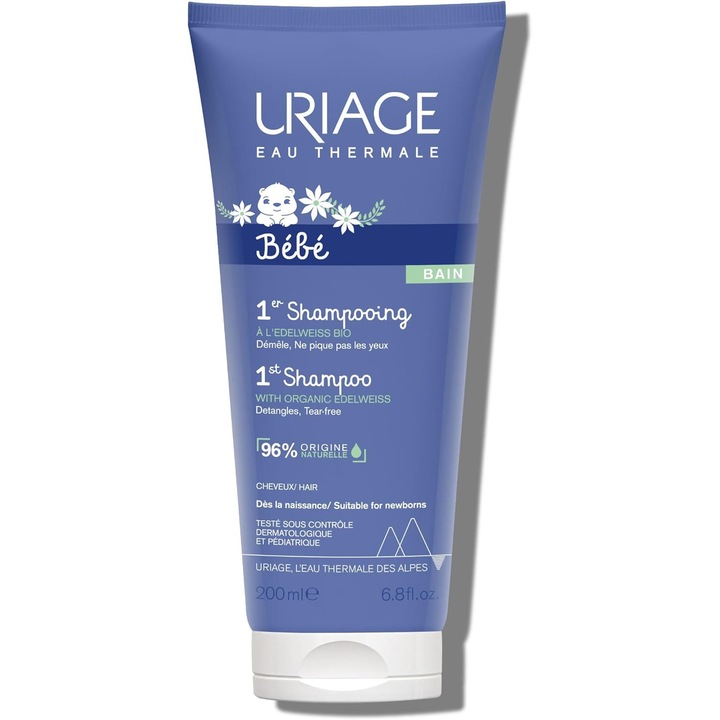 Sampon pentru copii 1er Bebe Uriage, 200 ml