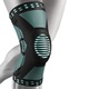 Genunchiera elastica profesionala MONDESA®, Sustinere ortopedica si Protectie Medicala pentru Articulatie, Menisc si Rotula, Amelioreaza Durerile de Genunchi, Marimea L (39-45cm), Unisex